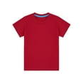 thumbnail image 4 of TSSOE Boys Solid Color Short Sleeve T-shirt Kids Summer Casual Crewneck Tee Tops for Outdoor Playwear Red 100, 4 of 7