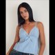 thumbnail image 3 of Camisola Sin Mangas con Tirantes Finos para Mujer, Top de Verano para Salir Azul L, 3 of 7