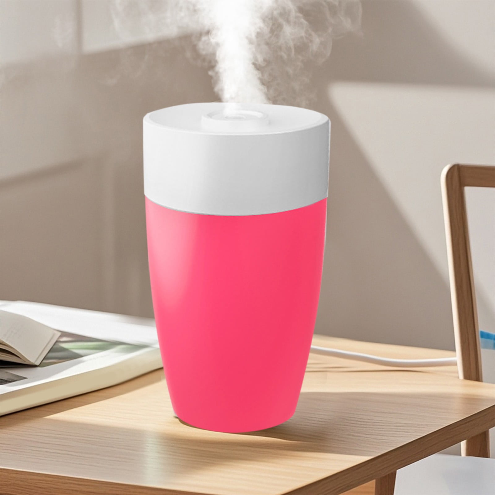 CVLNCYCLING Home Aromatherapy Diffuser Auto Mist, Rechargeable Ultrasonic Cool Mist with 3 Speeds, Large Mist Volume Filter-Free for Bedroom Office