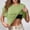 Mint Green, variant on WRFWUL Womens 2 Pack Cap Sleeve Tank Tops with Built in Bra Casual Crew Neck T-Shirts Summer Basic Padded Yoga Athletic Shelf Bra Tops
