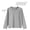 Grey Heather, variant on Kids' Long Sleeve Sun Shirt - UPF 50+ Sun Protection - Coco Plum in White