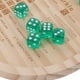 thumbnail image 4 of 1 juego de bandeja de dados de madera para juegos de mesa familiares Farkle Dice Game, bandeja de dados con dados para juegos de rol, 4 of 7