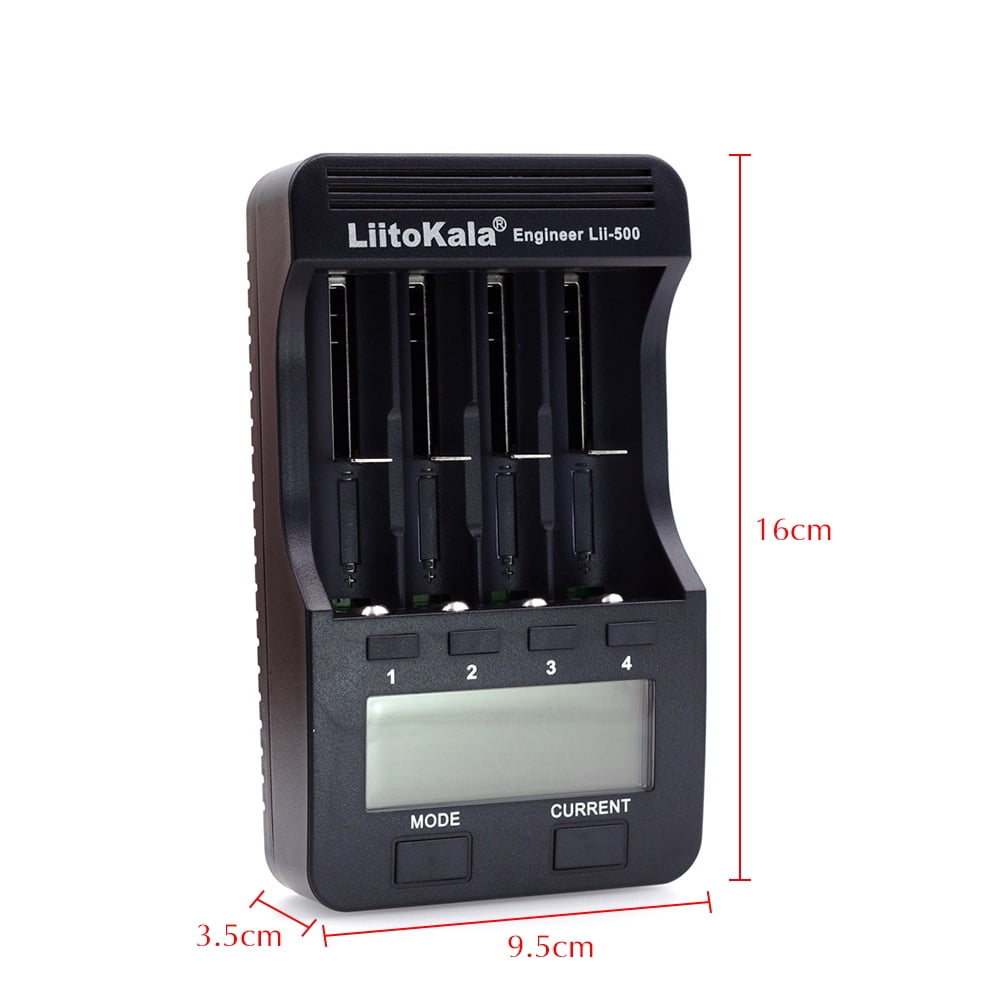 Global LiitoKala Lii-NL4 AA AAA 9V Ni-MH Ni-Cd Batterie Ladegerät US/EU-Stecker