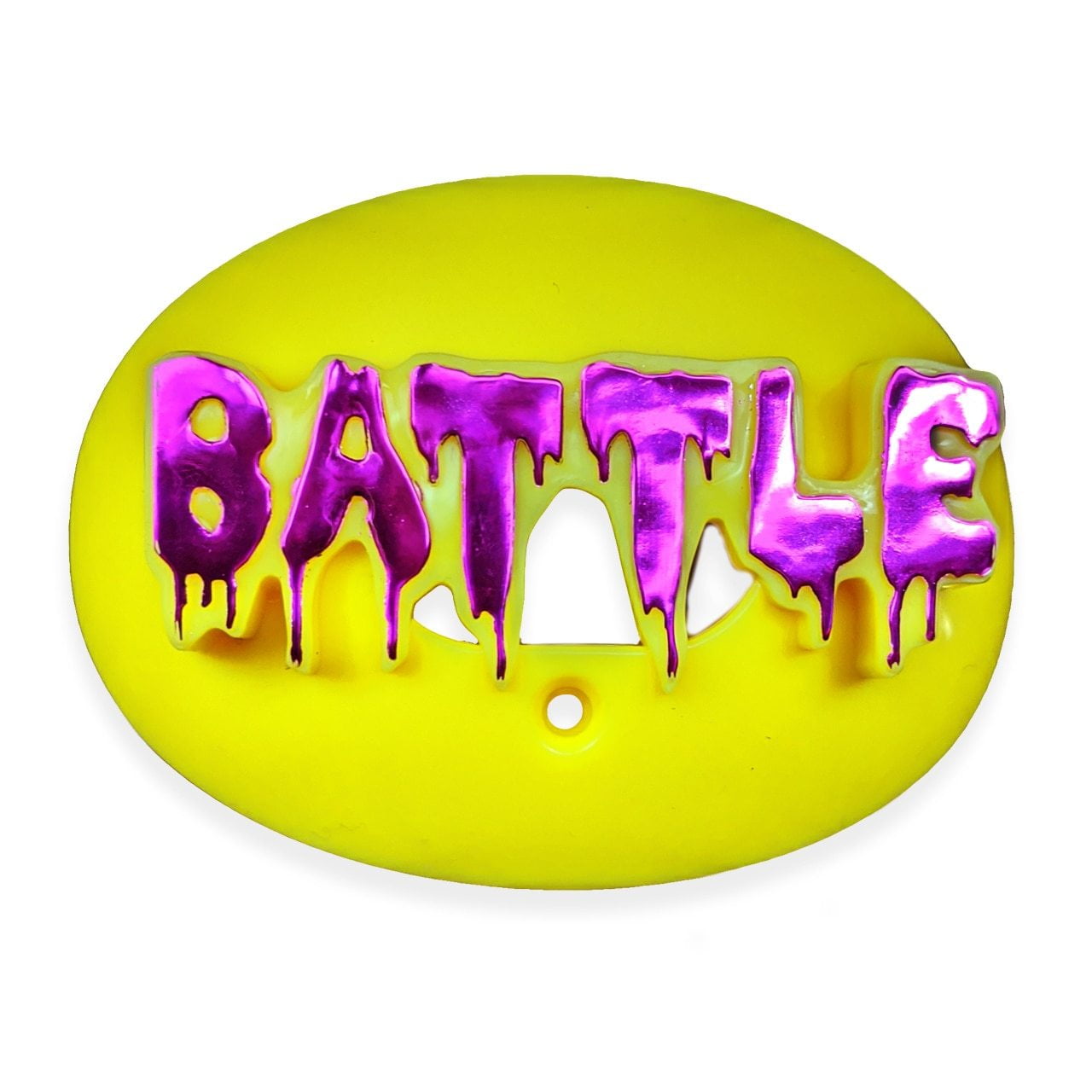 Battle Sports 3D Drip Chrome Oxygen Mouthguard - Gold/Black