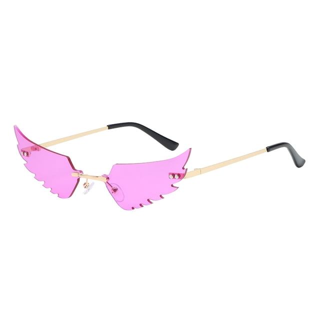Lunettes de Soleil Rétro Forme Irrégulière Vintage Unisexe