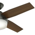 thumbnail image 3 of Hunter Fan Company 59444 Dempsey Ceiling Fan w/ LED Light & Remote, Bronze, 3 of 5