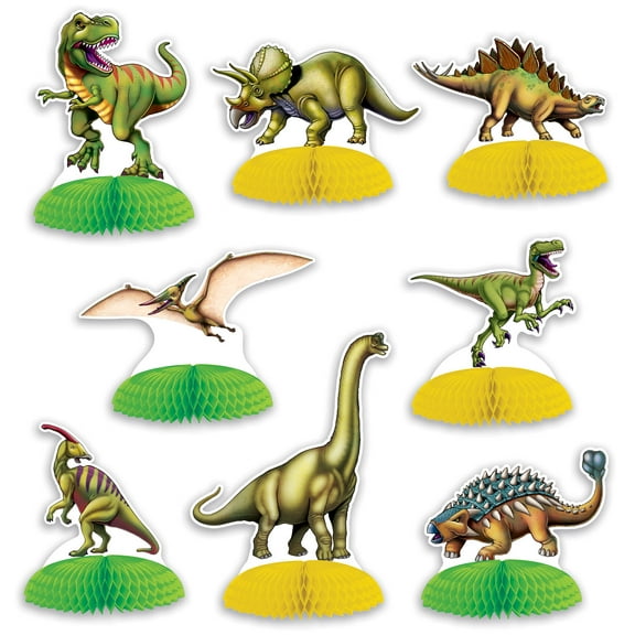Dinosaur Mini Centerpieces, 4"-6.25", (16/Pkg)