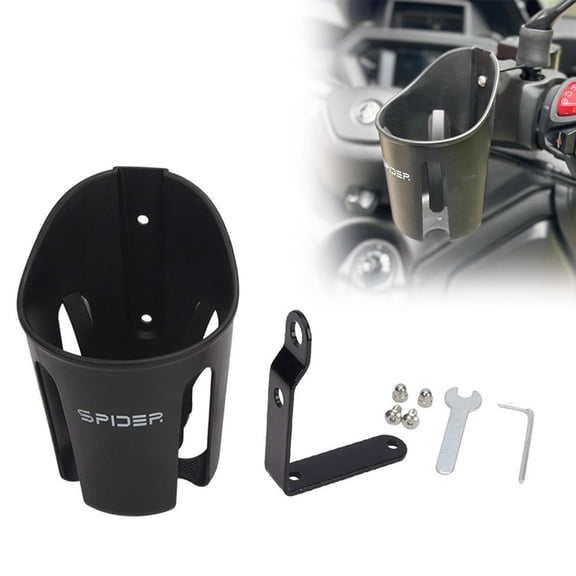 Black Motorcycle Cup Holder