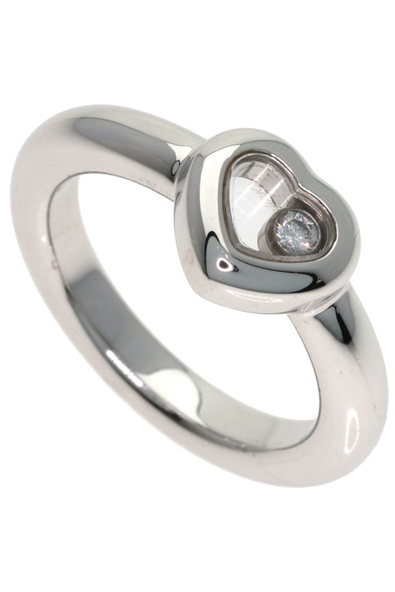 Pre-Owned Chopard Happy Diamonds Ring, 18K White Gold, Women's
