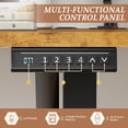 thumbnail image 3 of Homall Electric Standing Desk, 40”x24” Height Adjustable Desk with Memory Preset and Phone Stand,Brown, 3 of 7