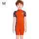 thumbnail image 2 of Buceo vela chico traje de neopreno cortos traje de baño manga corta pantalones de manga corta de un solo piezas de snorkel de snorkel para surfear nadar buceo naranja m Inevent OD003669-02, 2 of 7