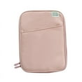 thumbnail image 2 of Housse de Tablette Portable en Métal Double Fermeture Éclair Mode Sac de Rangement en Coton pour Tablette Mallette Rose 11 Po, 2 of 5