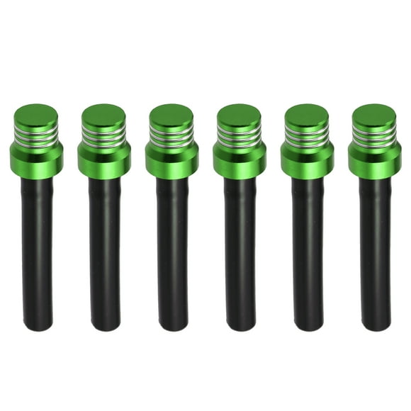 Unique Bargains 6pcs Green Gas Universal Cap Air Vent Hose Tank Breather One Way Valve Tube for ATV Dirt Bike Motorbike