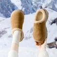 thumbnail image 5 of Slippers for Women,Cozy Thick Soled ’s Slippers For Warm Indoor Outdoor Wear Lined Casual On For Relaxed Home Lounging And Louder Comfort,Womens Slippers,Khaki,7.5, 5 of 9