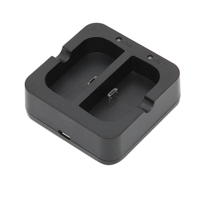 Cam Battery Charging Station, Battery Charger Dual Port Compact 5V Wearable Safe For 801 For AHDBT-501
