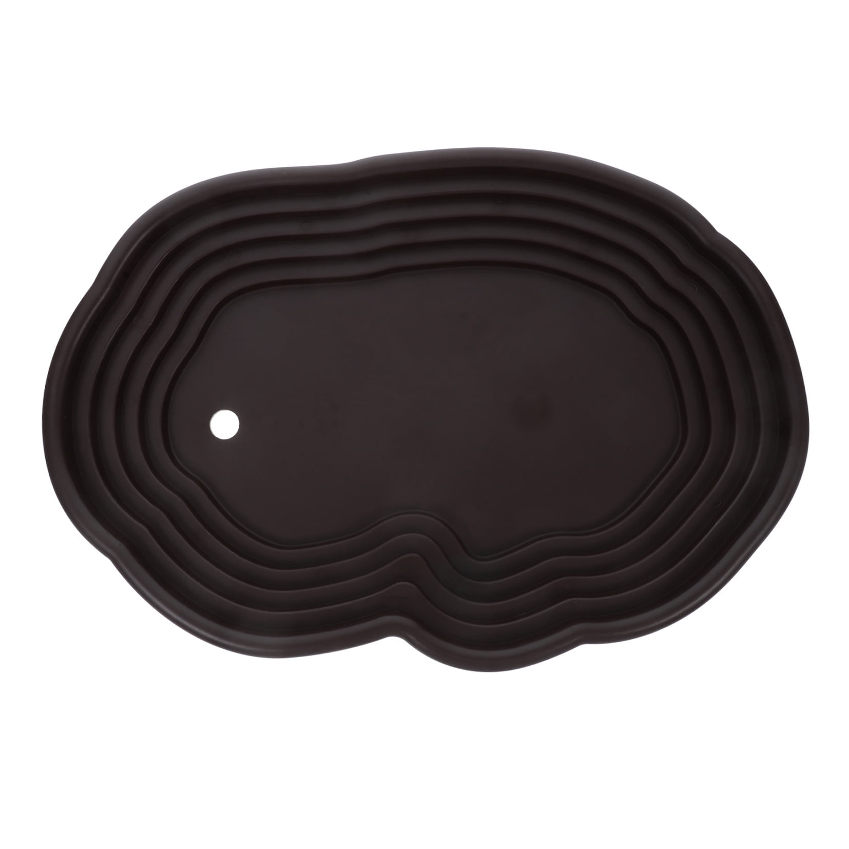 UPKOCH Tortoise Soaking Dish 1Set Coffee Colored Abs Material Reptile Ramp Bowl for Aquarium