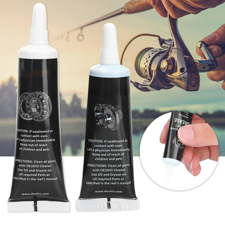BORDSTRACT Fishing Reel Grease, Fishing Reel Maintenance Tools Kit  Lubricant Oil Grease For Disassemble Fishing Reel Care Accessory