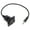 Male to female, variant on Tizuqe TRS 3.5mm Panel Mounting Sound Adapter 3.5mm TRS Male/Female to Female Short Cable Mounting Connection TRS 1/8 Stereo