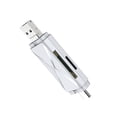 thumbnail image 1 of Injueey Teléfono TF Lector USB 2.0 Transmisión de datos rápida Tipo-c Adaptador de lector de tarjetas OTG Accesorios para teléfonos Teléfono y Comunicación Blanco, 1 of 6