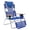 Blue, variant on Ostrich The Altitude 3N1 High Back Outdoor Beach Lounge Chair with Footrest, Blue