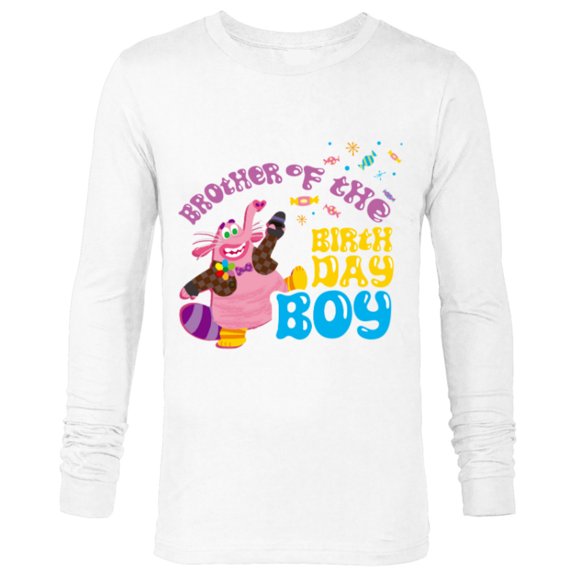 Disney and Pixar’s Inside Out Family Brother of Birthday Boy - Long Sleeve T-Shirt for Men - Customized-White