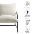 thumbnail image 2 of Raya Sling Lounge Chair in Ivory, 2 of 9
