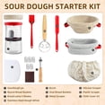 thumbnail image 3 of Sourdough Starter Kit Bread Making Kit, Bread Baking Supplies Bread Proofing Basket Set, 9" Round & 10" Oval, Sourdough Kit Gifts for Bakers, 3 of 8