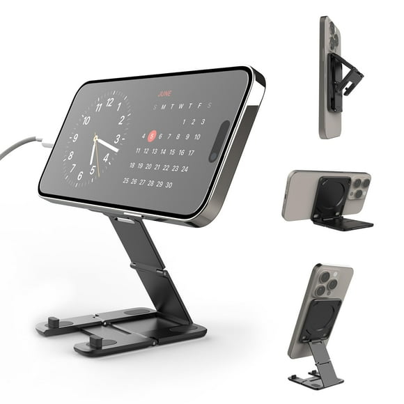Kenu Stance+ Gadget Super MagSafe 10-en-1, Support de Trépied Magnétique, Support de Ventilation de Voiture+tableau de Bord+support Cd, Porte-Doigt, Support d'Avion, Perche à Selfie, et Plus