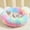 Multicolor, variant on Breathable All-Season Pet Bed Machine-Washable Polyester Thickened Cushion for Cats Dogs Durable & Indoor Use Nest (16"X16")