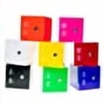 thumbnail image 2 of Source One Premium Acrylic Cube Donation Box with Deluxe Rear Open Door and Cam Lock Suggestion Box (10 Inch, Red), 2 of 4