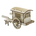 thumbnail image 4 of JWQFBC DIY Chinese Carriage Model ,Traditional Carriage Model Kit Birthday Gift ,Wooden, 4 of 9