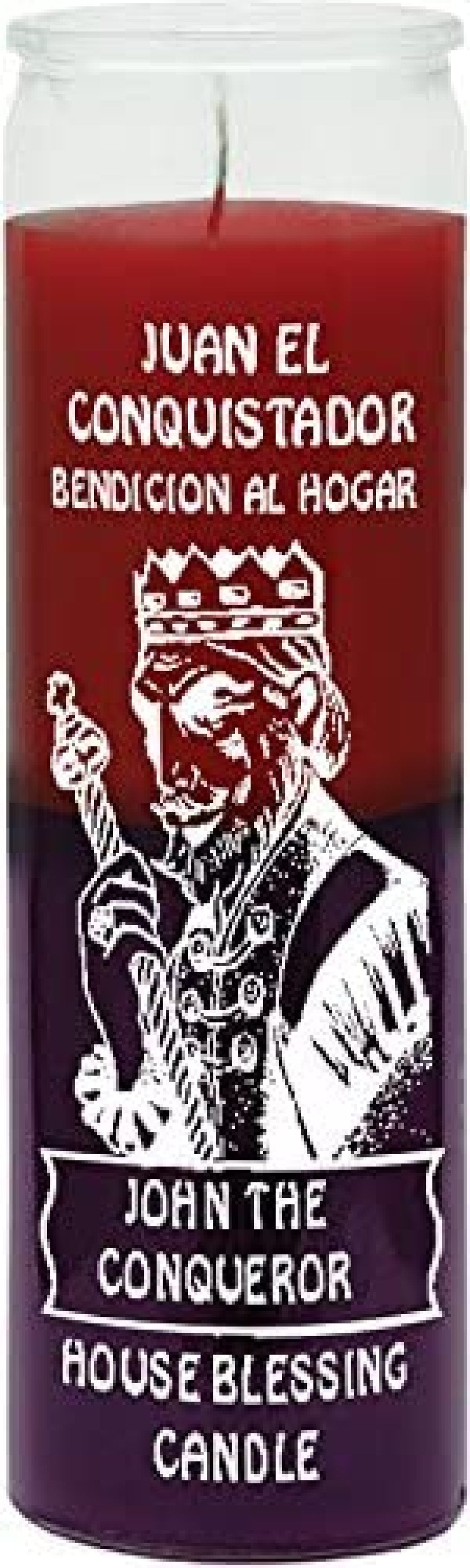 Indio 7 Day Candle 2 Color John The Conqueror House Blessing