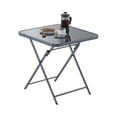 thumbnail image 2 of Naterial Set de Comedor: Mesa + 2 Sillas Plegables con Descansabrazos de Acero Aptas para Exterior, Modelo Emys, 2 of 5
