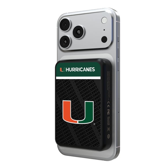 Miami Hurricanes Endzone Plus Wireless Power Bank