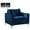 Navy, variant on Meridian Furniture Naomi Velvet Accent Chair in Pink