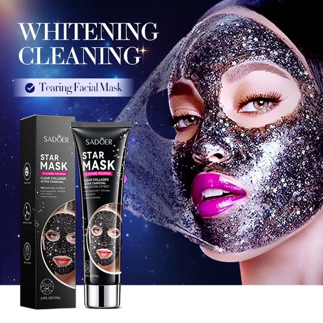 Puntoco Mascarilla facial exfoliante y absorbente de puntos negros con efecto desgarrador Star Sky