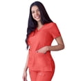 thumbnail image 2 of Adar Pro Scrubs For Women - Sweetheart V-Neck Scrub Top, 2 of 7