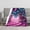 30inx40in/76x100cm, variant on Romantic Glitter Galaxy Cat & Dog Flannel Throw Blanket, Sparkling Pink Swirl Path Glowing Heart Star Dark Night Sky Print Soft Cozy Lightweight Blanket for Sofa Bedroom