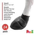 thumbnail image 2 of Botas para perros Protex PawZ de goma, impermeables para todo tipo de clima, negras, 2 of 7