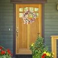 thumbnail image 6 of Spring Tulip Wreath for Front Door - 17.71 Inch Artificial Summer Wreath with Red and Pink Tulips, for Home, Party, Bedroom, and Outdoor Decorations, 6 of 8