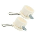 thumbnail image 2 of Shisuyan Pvc Flag Pole Rings 2Pcs 1.49X1.49X1.18In, 2 of 9