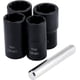 thumbnail image 4 of Juego de vasos giratorios de 5 piezas, extractor de pernos dañados de 1/2" para quitar tuercas de seguridad de ruedas de 17 mm, 19 mm, 21 mm y 22 mm, 4 of 5