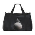 thumbnail image 1 of Balery Astronaut Sitting On Mercury Planet Bolsa de Gimnasio para Mujeres, Bolsa de Viaje con Bolsillo Húmedo, Bolsa de Fin de Semana para Mujeres, Bolsa de Viaje Resistente al Agua, 1 of 7