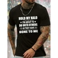 thumbnail image 1 of T-shirt Graphique Halo pour Hommes, Manches Courtes, Confortable, Extensible, Tendance pour l'Été, Mode Décontractée Quotidienne, 1 of 7