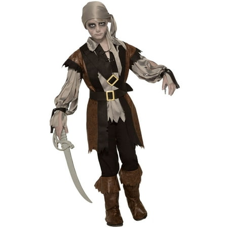 Boys Zombie Pirate Boy Costume