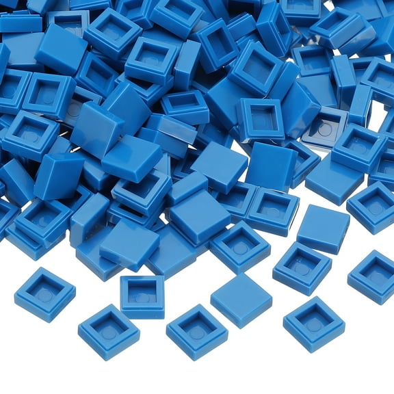 333 Pcs Flat Blocks Bulk, 1x1 Square Blue Classic Tiles Smooth Surface Mini Building Blocks Accessories Compatible Bricks Kits for Building Floor Walls Mosaic Pixel Arts