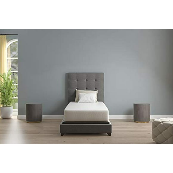 Signature Design by Ashley Chime Matelas en Mousse Mémoire Ferme de 10 Pouces, Certifié CertiPUR-US, Lit Simple