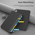 thumbnail image 5 of KVTVOU iPad (A16) 11th Generation Case 2025/2022, iPad 10.9 inch Case with Pencil Holder,Trifold Stand Case Designed for iPad 10th Gen, Auto Sleep/Wake Cover, Black, 5 of 9