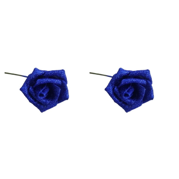 Matsuzay 50 piezas de flores artificiales elegantes - para centros de de bodas Precio asequible Flores artificiales para decoración l azul yo azul 2Conjunto