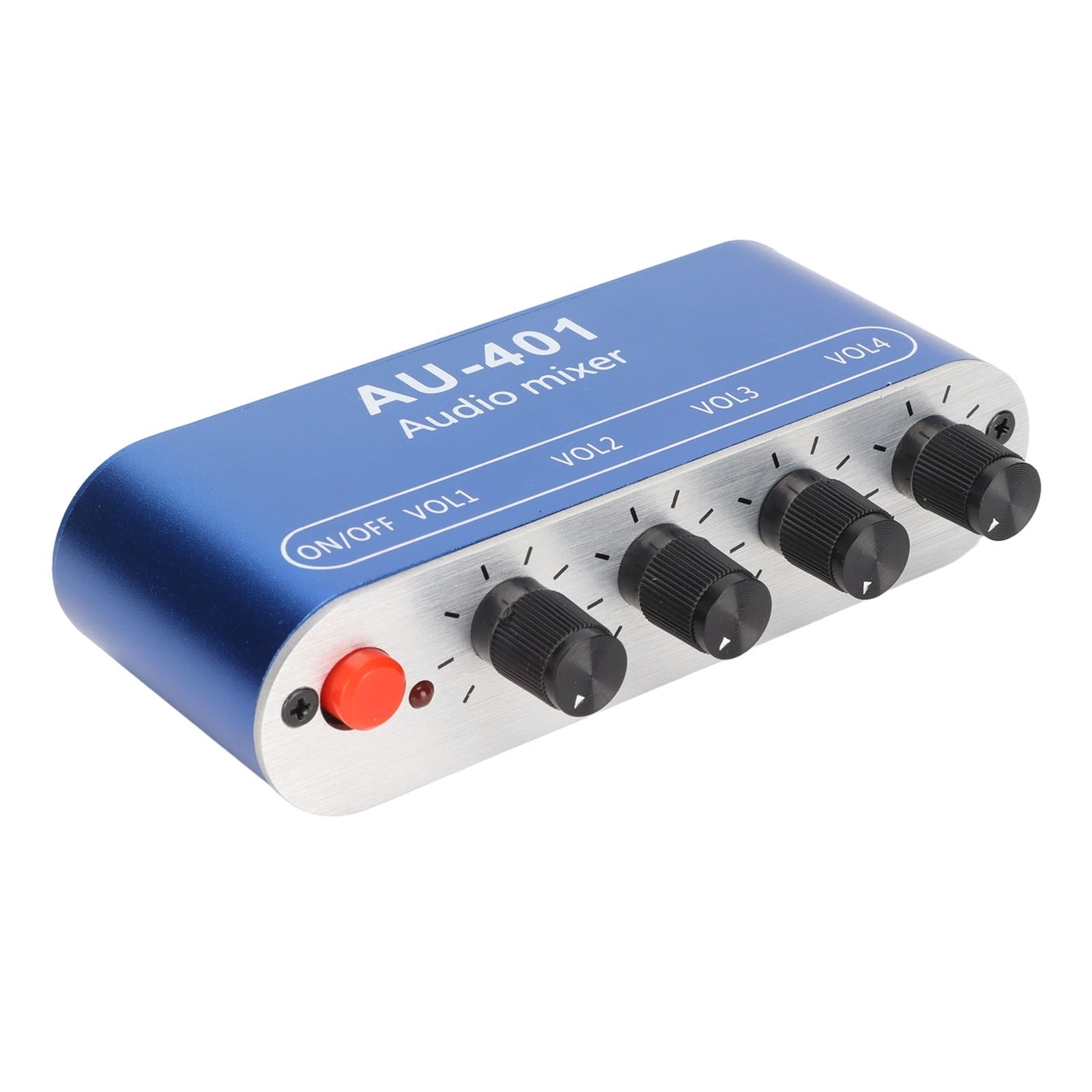 Mini Stereo Mixer 4 in 1 Out Volume Adjustment Sound Selector Amplifier for PC Laptop Headphone ,Multi Modes
